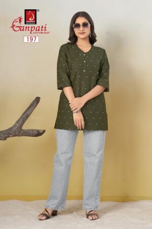 GANPATI TARANA VOL 2 COTTON TUNIC SHORT KURTI 2.jpg