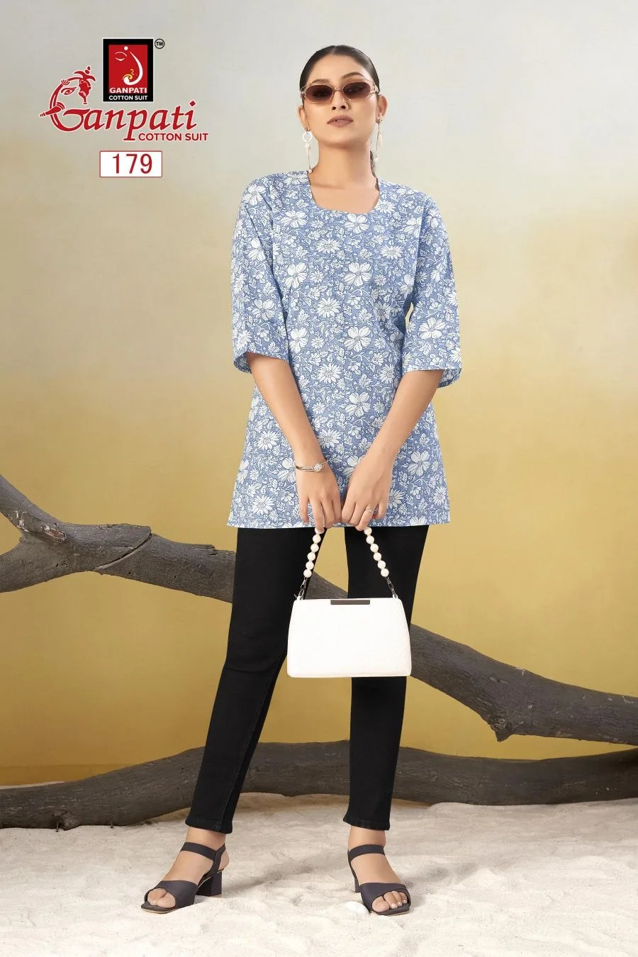 GANPATI TARANA VOL 2 COTTON TUNIC SHORT KURTI 4.jpg