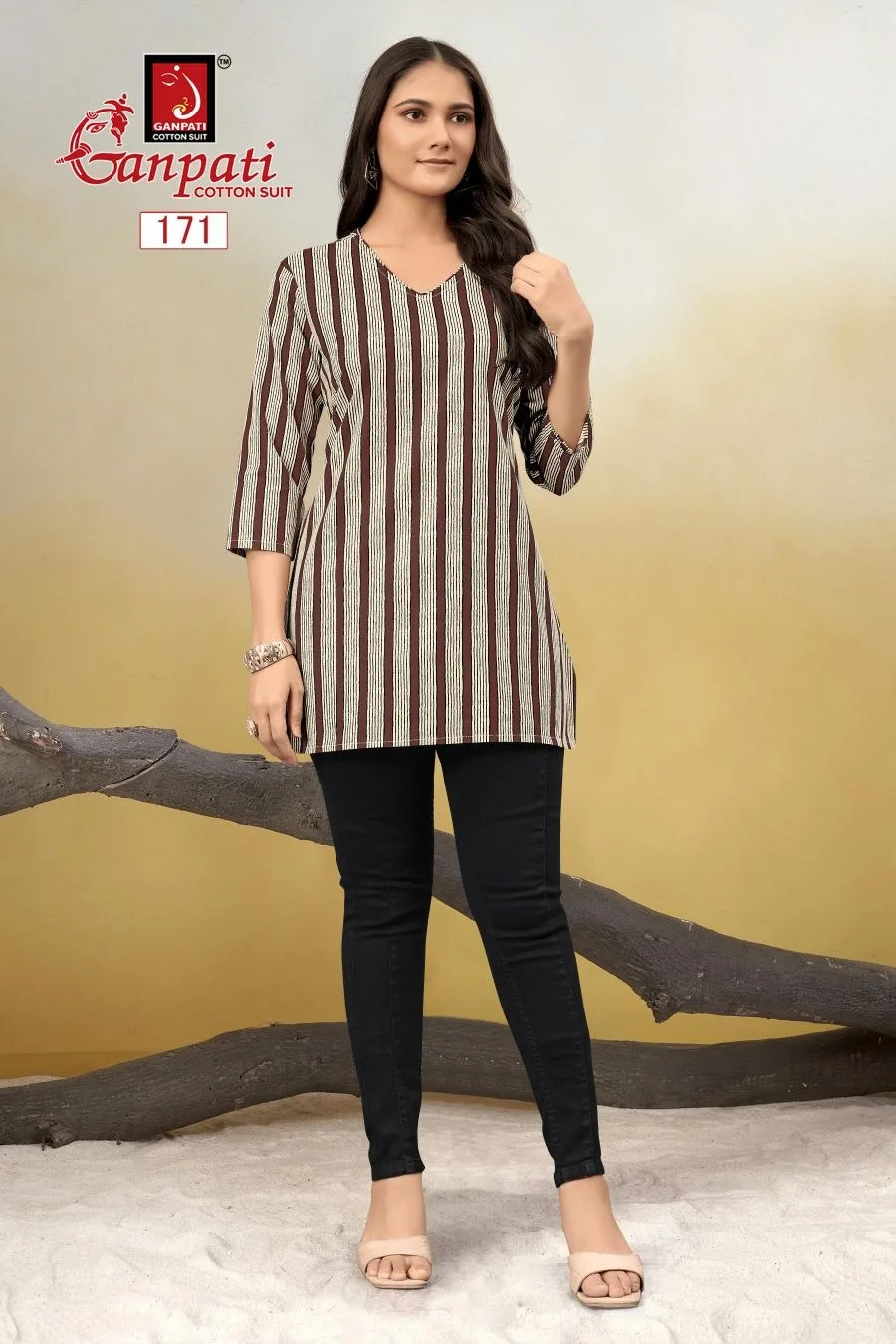 GANPATI TARANA VOL 2 COTTON TUNIC SHORT KURTI 5.jpg