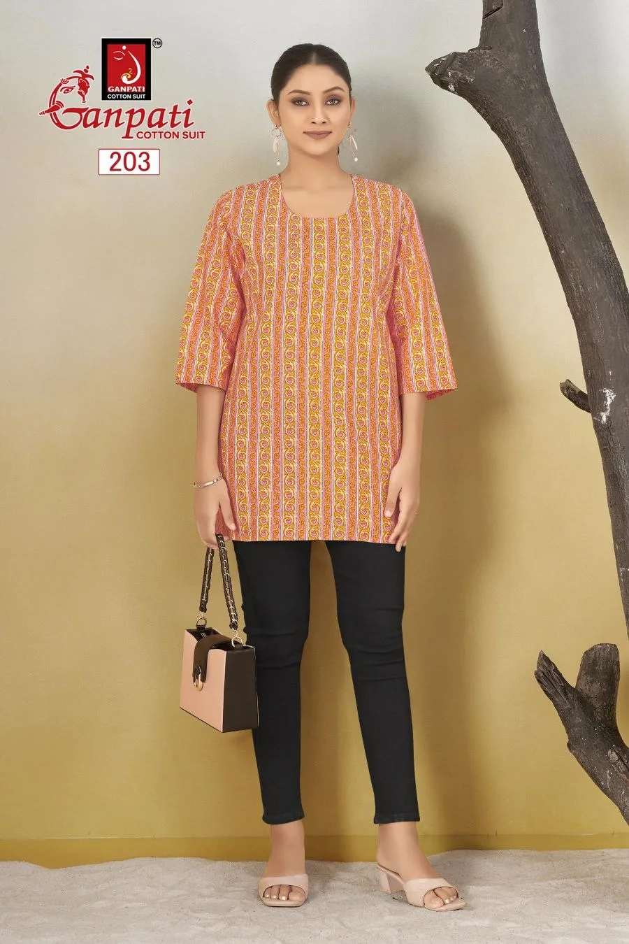 GANPATI TARANA VOL 2 COTTON TUNIC SHORT KURTI 6.jpg