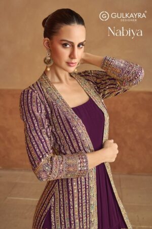 Home Rehmat Boutique Buy Ethnic Suits Online for Weddings GULKAYRA DESIGNER NABIYA REAL GEORGETTE SUITS 4.jpg