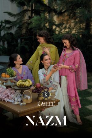 KAILEE FASHION NAZM PURE CHIKNAKARI FANCY KURTI 8.jpg