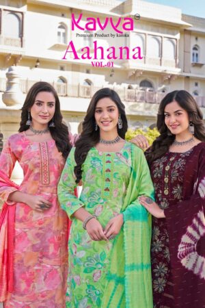 KAVYA AAHANA VOL 1 EMBROIDERY KURTI CATALOGUE 9.jpg