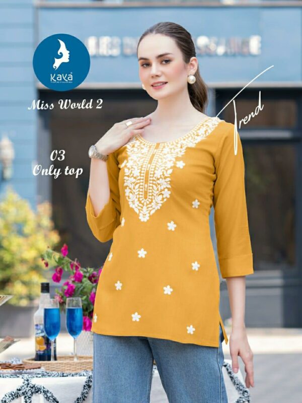 KAYA KURTI MISS WORLD VOL 2 RAYON SHORT KURTI 4.jpg