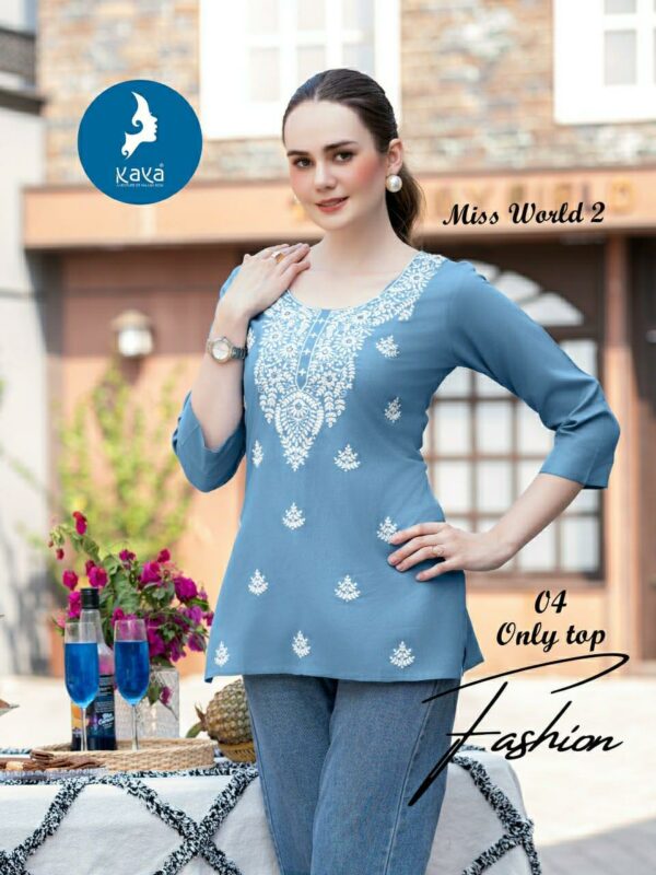 KAYA KURTI MISS WORLD VOL 2 RAYON SHORT KURTI 7.jpg