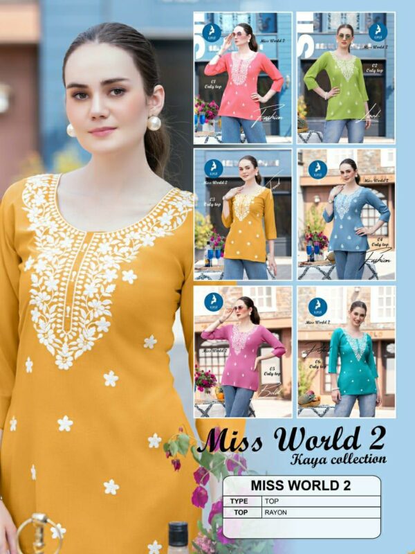 KAYA KURTI MISS WORLD VOL 2 RAYON SHORT KURTI 8.jpg