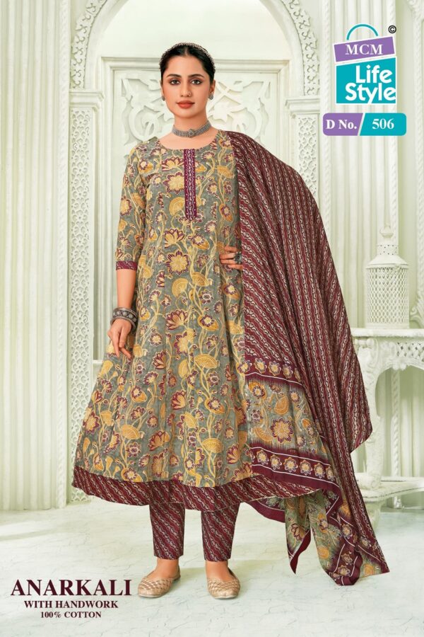 MCM ANARKALI VOL 5 COTTON PRINTED SUITS CATALOGUE 9.jpg