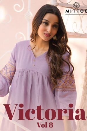 MITTOO VICTORIA VOL 8 RAYON EMBROIDERY SHORT KURTI 1.jpg