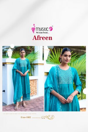 MYSTIC 9 AFREEN VOL 1 VISCOSE EMBROIDERY KURTI 2.jpg