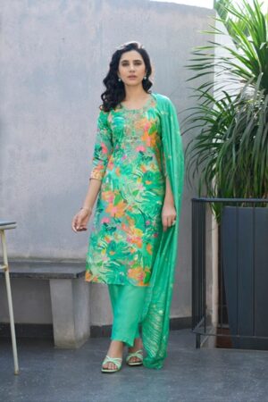 Home Rehmat Boutique Buy Ethnic Suits Online for Weddings OSSM MUSKAN VOL 8 CHANDERI PRINTED KURTI 1.jpg