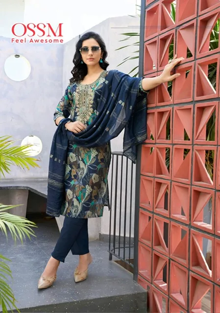 OSSM MUSKAN VOL 8 CHANDERI PRINTED KURTI 2.jpg