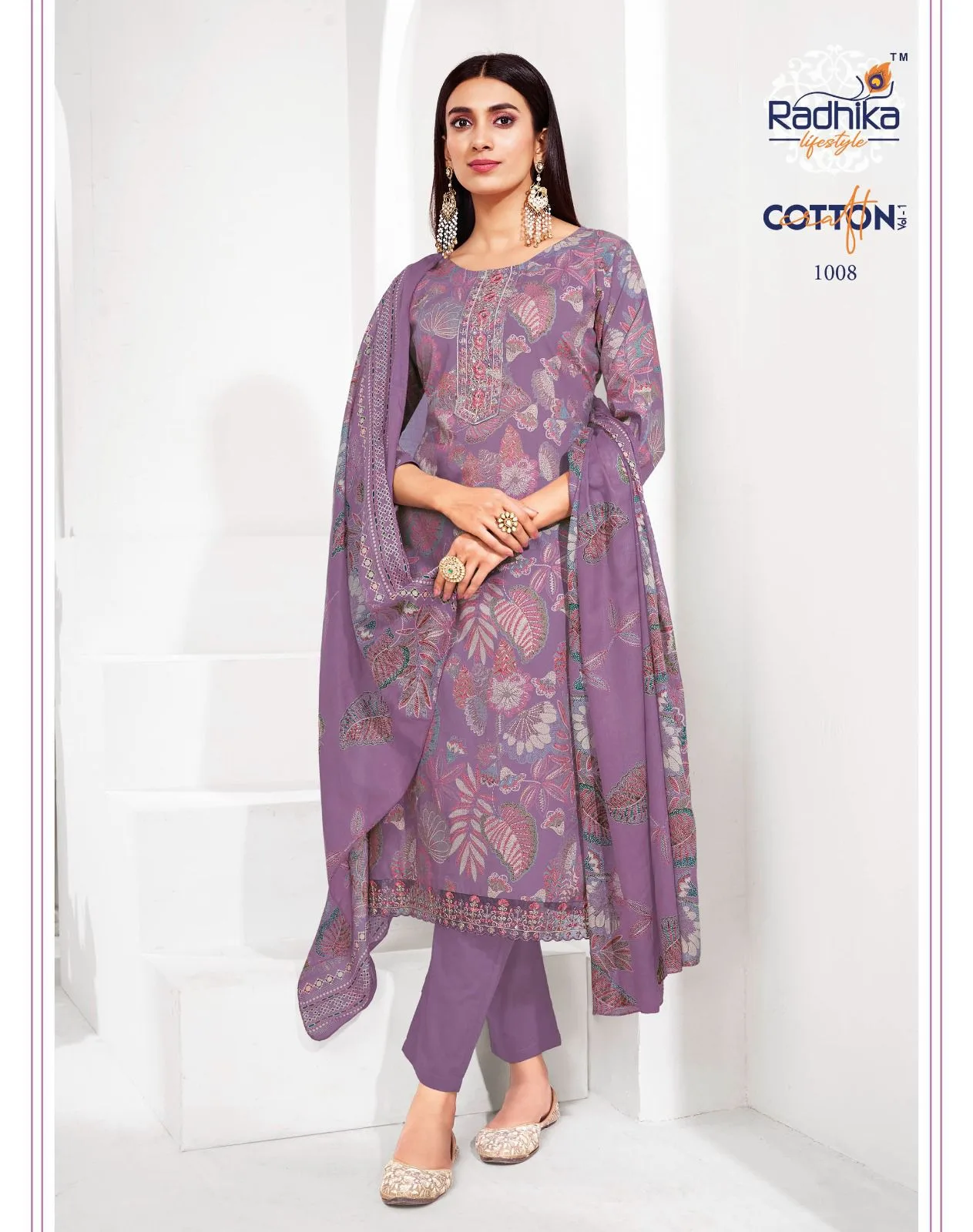 RADHIKA LIFESTYLE COTTON CRAFT VOL 1 KURTIS CATALOG 11.jpg