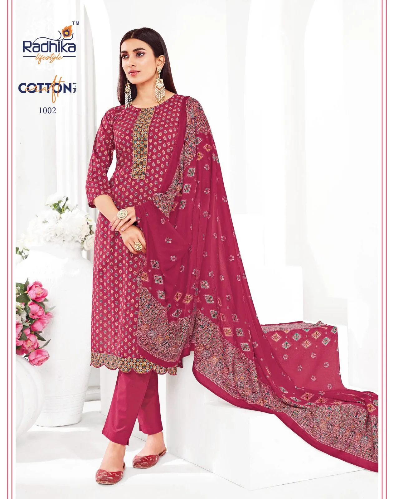 RADHIKA LIFESTYLE COTTON CRAFT VOL 1 KURTIS CATALOG 2.jpg