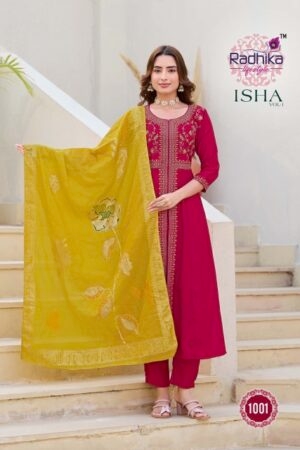 RADHIKA LIFESTYLE ISHA VOL 1 ROMAN SILK KURTI 2.jpg