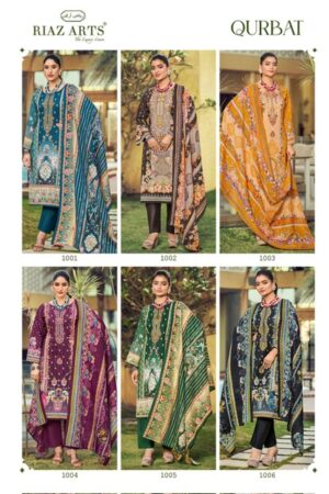 RIAZ ARTS QURBAT PURE LAWN KARACHI SUITS 10.jpg