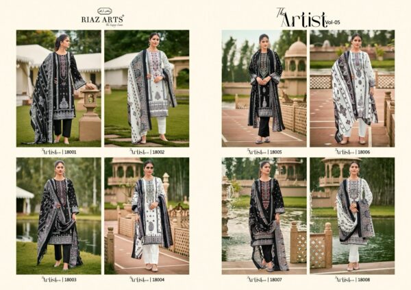 RIAZ ARTS THE ARTIST VOL 5 PURE LAWN SUITS SUPPLIER 4.jpg