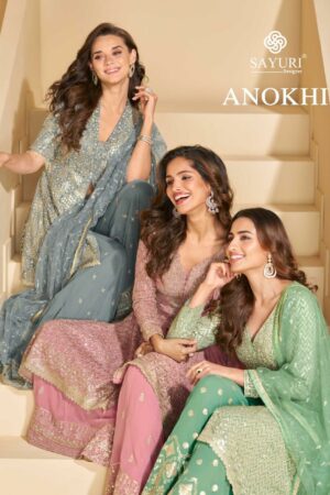 SAYURI DESIGNER ANOKHI REAL GEORGETTE FANCY SUITS 1.jpg