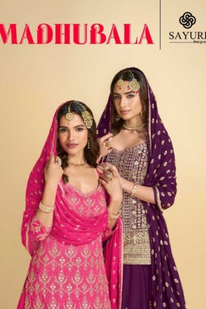 SAYURI DESIGNER MADHUBALA REAL GEORGETTE SUITS 6.jpg