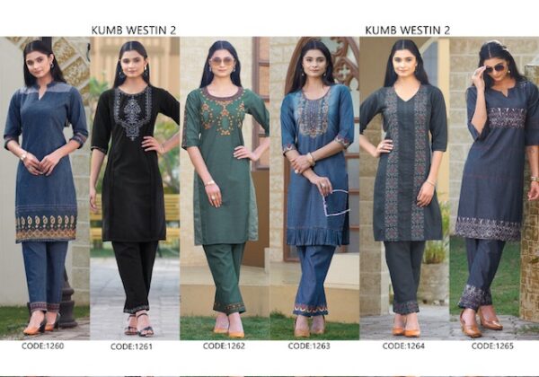 SERIEMA KUMB WESTIN VOL 2 COTTON DENIM KURTI 17.jpg