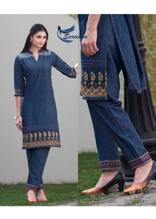 SERIEMA KUMB WESTIN VOL 2 COTTON DENIM KURTI 3.jpg