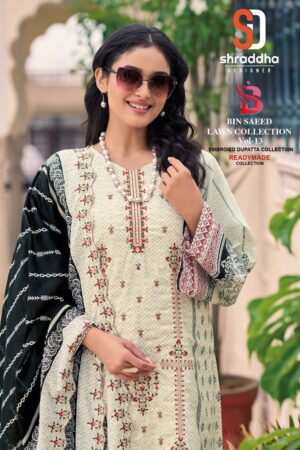 Home Rehmat Boutique Buy Ethnic Suits Online for Weddings SHRADDHA DESIGNER BIN SAEED VOL 13 COTTON SUITS 12.jpg