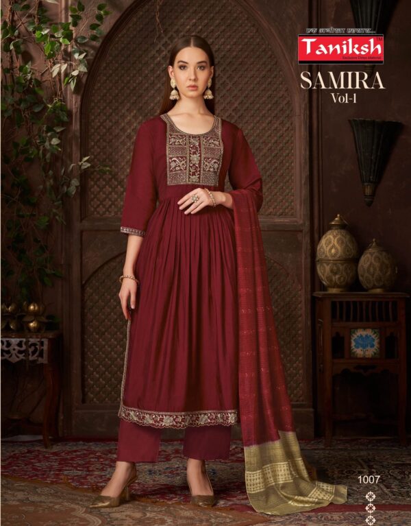 TANIKSH SAMIRA VOL 1 ROMAN EMBROIDERY KURTI 1 1.jpg