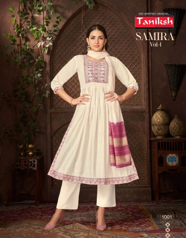 TANIKSH SAMIRA VOL 1 ROMAN EMBROIDERY KURTI 6.jpg