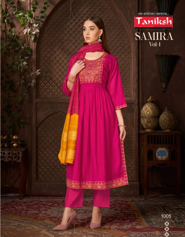 TANIKSH SAMIRA VOL 1 ROMAN EMBROIDERY KURTI 7.jpg