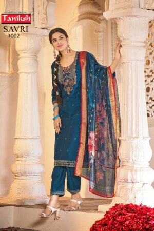 TANIKSH SAVRI VOL 1 VERTICAL EMBROIDERY KURTI 1.jpg