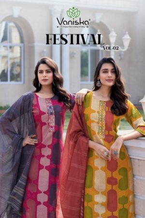 Home Rehmat Boutique Buy Ethnic Suits Online for Weddings VANISKA FESTIVAL VOL 2 READYMADE KURTIS CATALOGUE 15.jpg