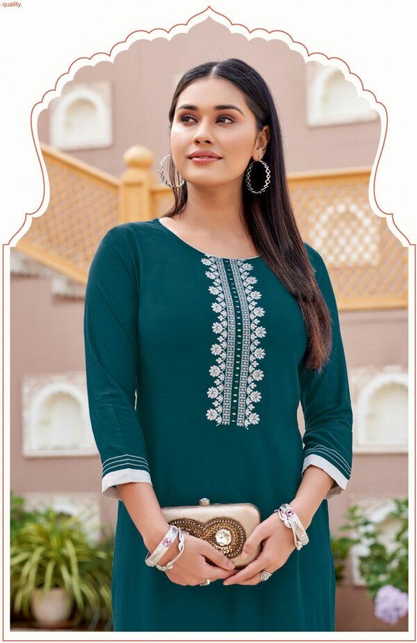 WOOGLEE BARBELLA VOL 13 HEAVY RAYON KURTIS 11.jpg