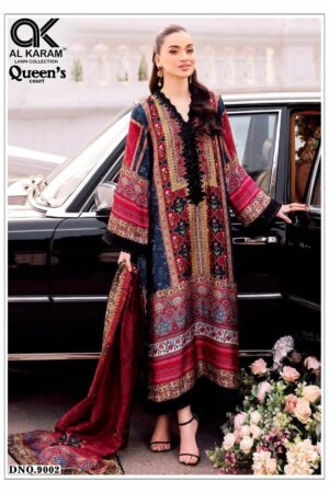 AL KARAM QUEENS COURT VOL 9 KARACHI SUITS 1.jpg