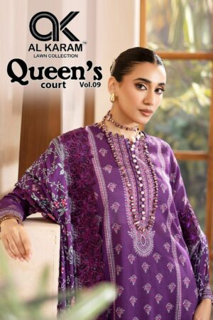 AL KARAM QUEENS COURT VOL 9 KARACHI SUITS 7.jpg
