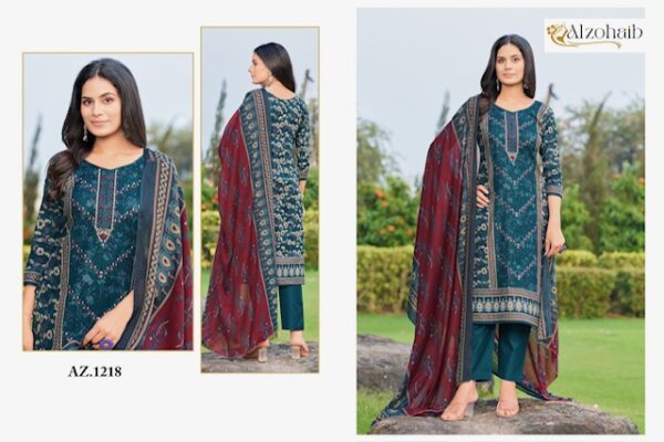 ALZOHAIB SAPPHIRE VOL 1 PURE COTTON PRINTED SUITS LATEST 2025 Rehmat Boutique ALZOHAIB SAPPHIRE VOL 1 PURE COTTON PRINTED SUITS ALZOHAIB SAPPHIRE VOL 1 PURE COTTON PRINTED SUITS 2.jpg