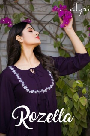 CLYSI ROZELLA RAYON THREAD WORK CO ORD SET LATEST 2025