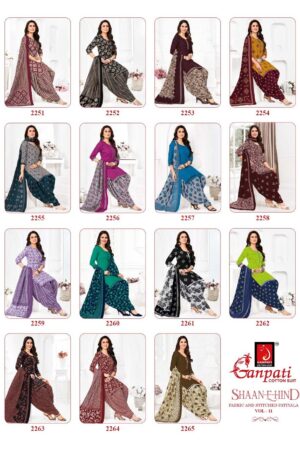 GANPATI SHAAN E HIND VOL 11 COTTON PRINTED SUITS 1.jpg