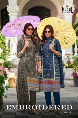 ISHAAL PRINTS EMBROIDERED VOL 14 COTTON SUITS 12.jpg