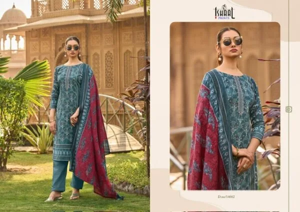 ISHAAL PRINTS EMBROIDERED VOL 14 COTTON SUITS 3.jpg