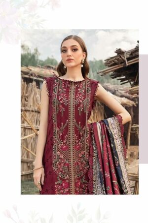 Home Rehmat Boutique Buy Ethnic Suits Online for Weddings JIHAN 3560 MARIA B EXCLUSIVE COLLECTION COTTON SUITS e1744454058890.jpg