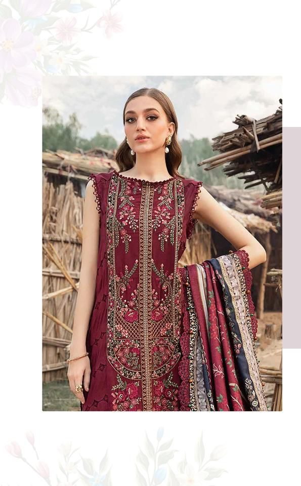 JIHAN 3560 MARIA B EXCLUSIVE COLLECTION COTTON SUITS LATEST 2025 Rehmat Boutique JIHAN 3560 MARIA B EXCLUSIVE COLLECTION COTTON SUITS JIHAN 3560 MARIA B EXCLUSIVE COLLECTION COTTON SUITS e1744454058890.jpg