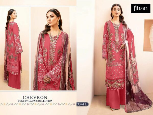 JIHAN CHEVRON D.NO 3374 LUXURY LAWN COLLECTION LATEST 2025 Rehmat Boutique JIHAN CHEVRON D.NO 3374 LUXURY LAWN COLLECTION JIHAN CHEVRON D.NO 3374 LUXURY LAWN COLLECTION 4.jpg