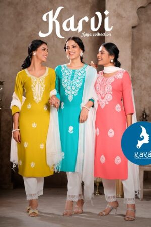 KAYA KURTI KARVI RAYON EMBROIDERY READYMADE KURTI 5.jpg