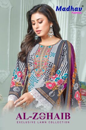 Home Rehmat Boutique Buy Ethnic Suits Online for Weddings MADHAV FASHION AL ZOHAIB VOL 5 LAWN SUITS SUPPLIER 7.jpg