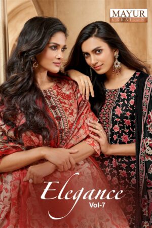 MAYUR CREATION ELEGANCE VOL 7 COTTON SUITS 1.jpg