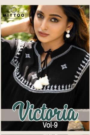 MITTOO VICTORIA VOL 9 RAYON EMBROIDERY SHORT KURTI 1.jpg
