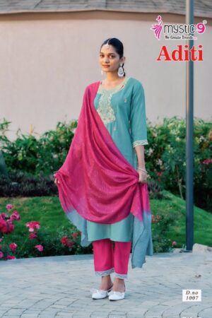 MYSTIC 9 ADITI VOL 1 ROMAN SILK READYMADE KURTI 1.jpg