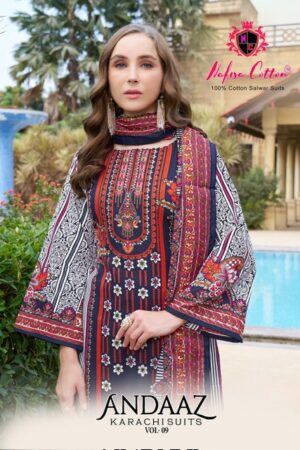 NAFISA COTTON ANDAAZ VOL 9 KARACHI SUITS CATALOGUE 4.jpg