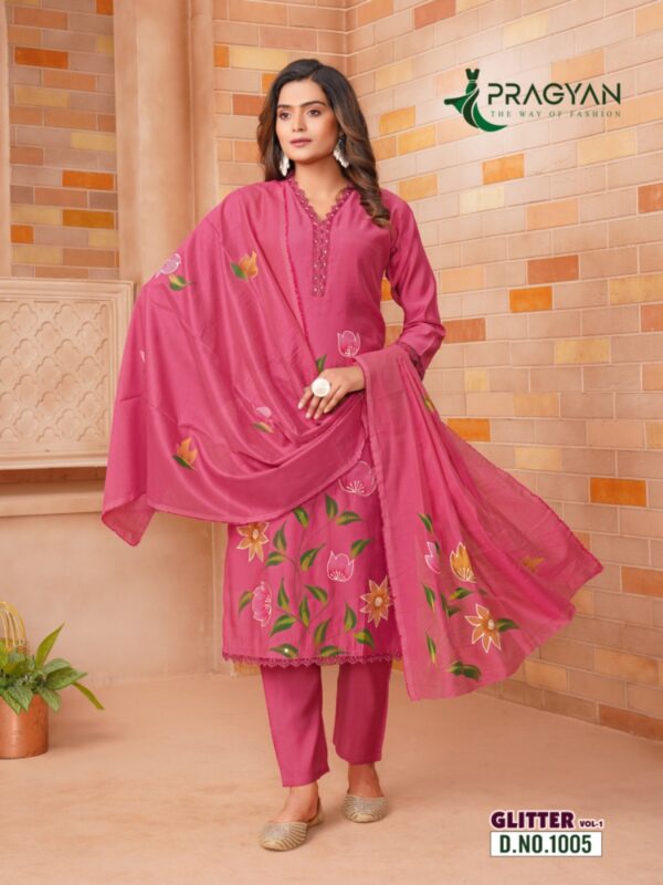 PRAGYAN GLITTER VOL 1 ROMAN SILK READYMADE KURTI 14.jpg