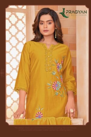 PRAGYAN GLITTER VOL 1 ROMAN SILK READYMADE KURTI 2.jpg