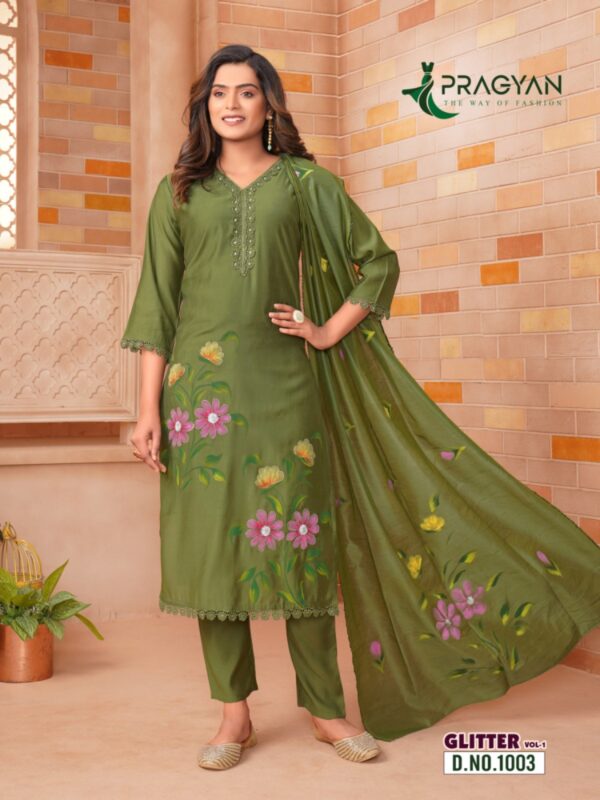 PRAGYAN GLITTER VOL 1 ROMAN SILK READYMADE KURTI 7.jpg